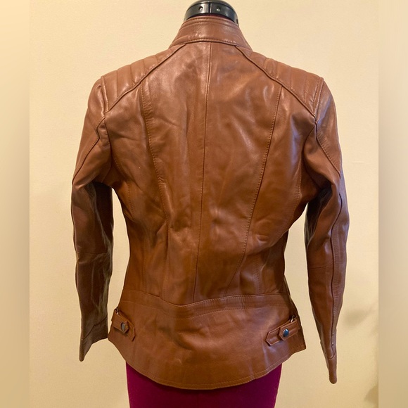Brown Leather Jacket - Picture 2 of 8